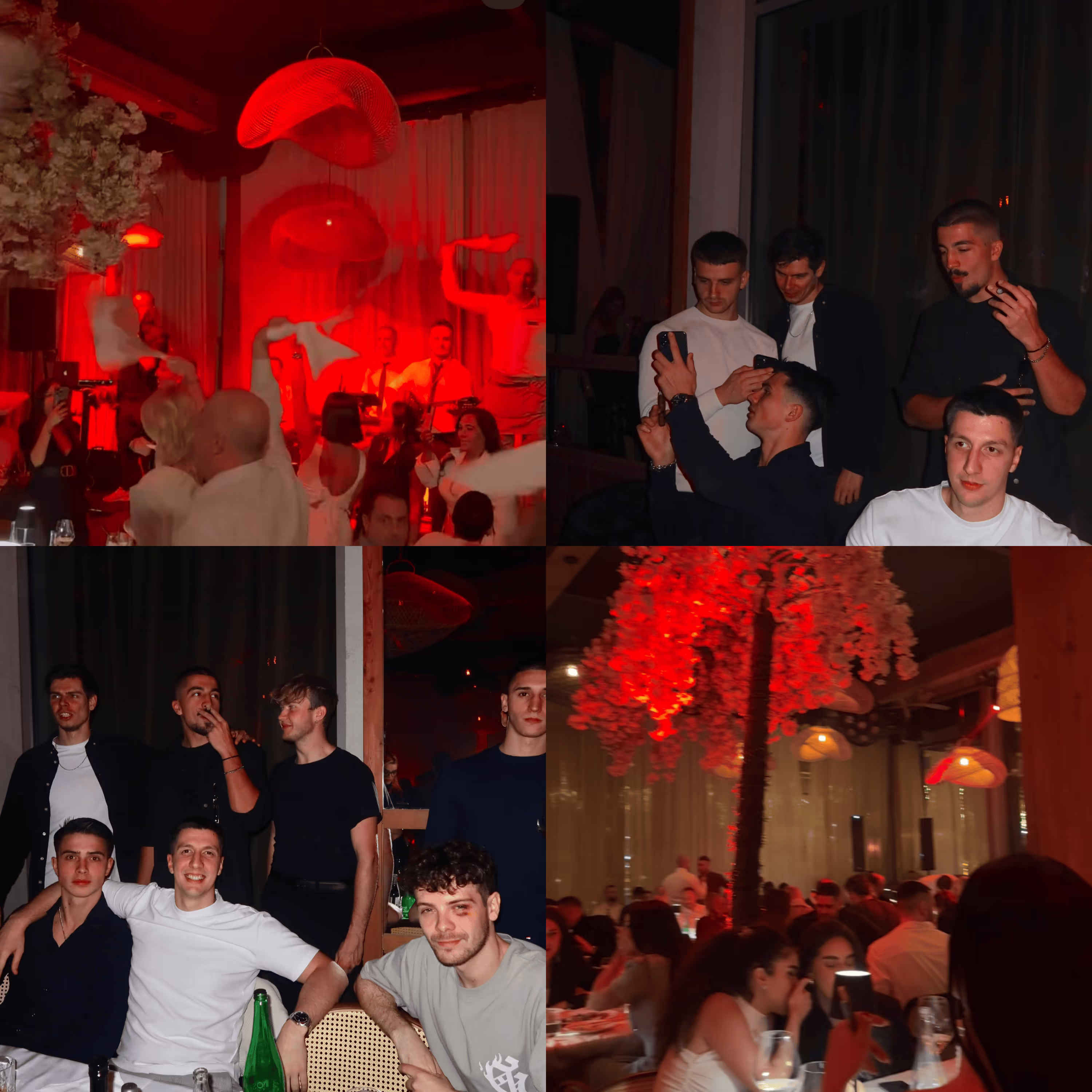 Helix mastermind dinner under red light in Belgrade
