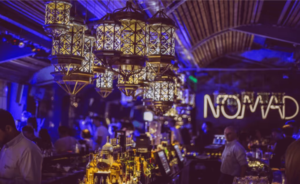 Helix founders at an evening peer gathering in a Bucharest venue