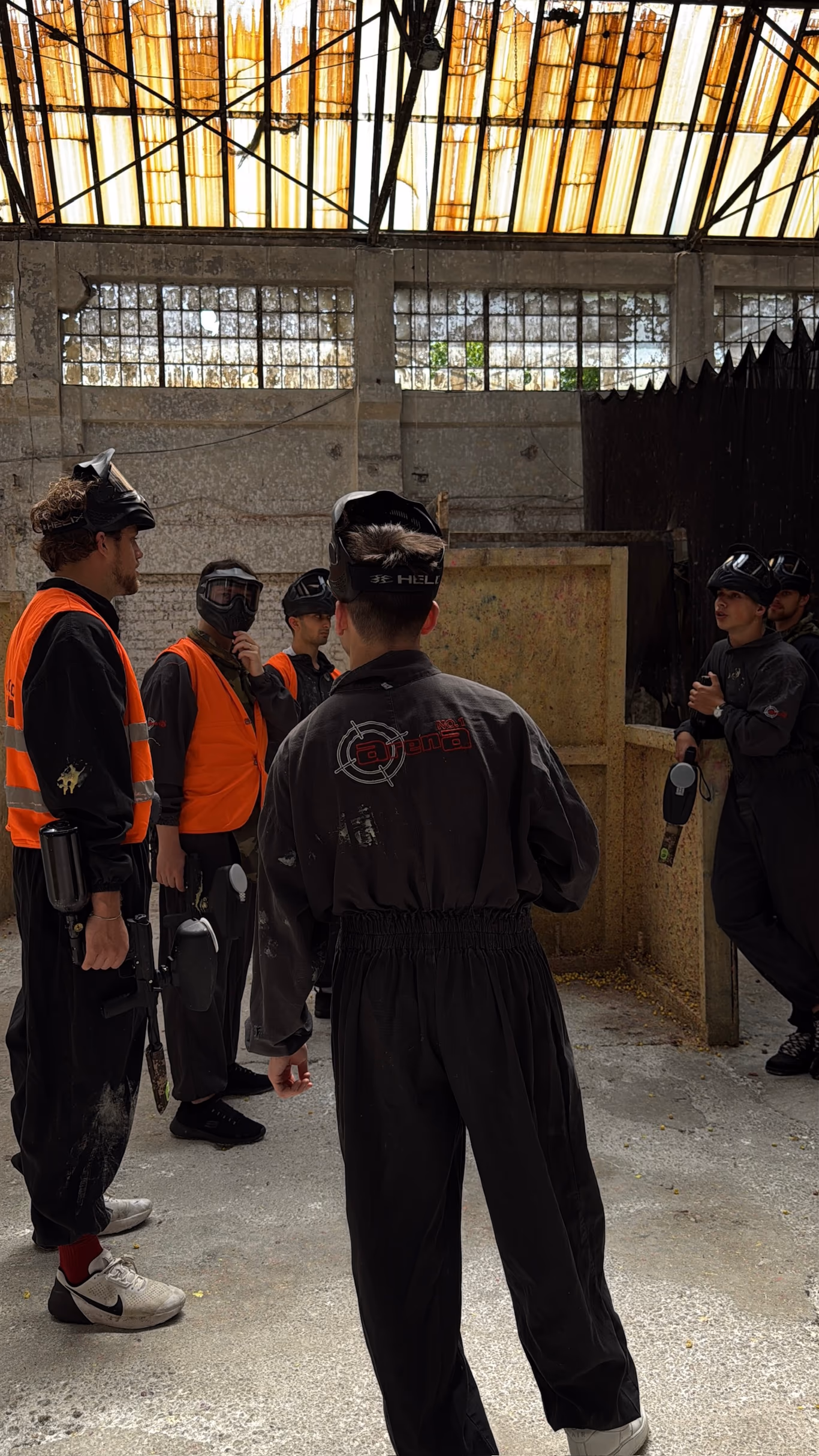 How to meet founders — meet them doing something Founders in safety gear on a group activity — meeting people through doing, not small talk