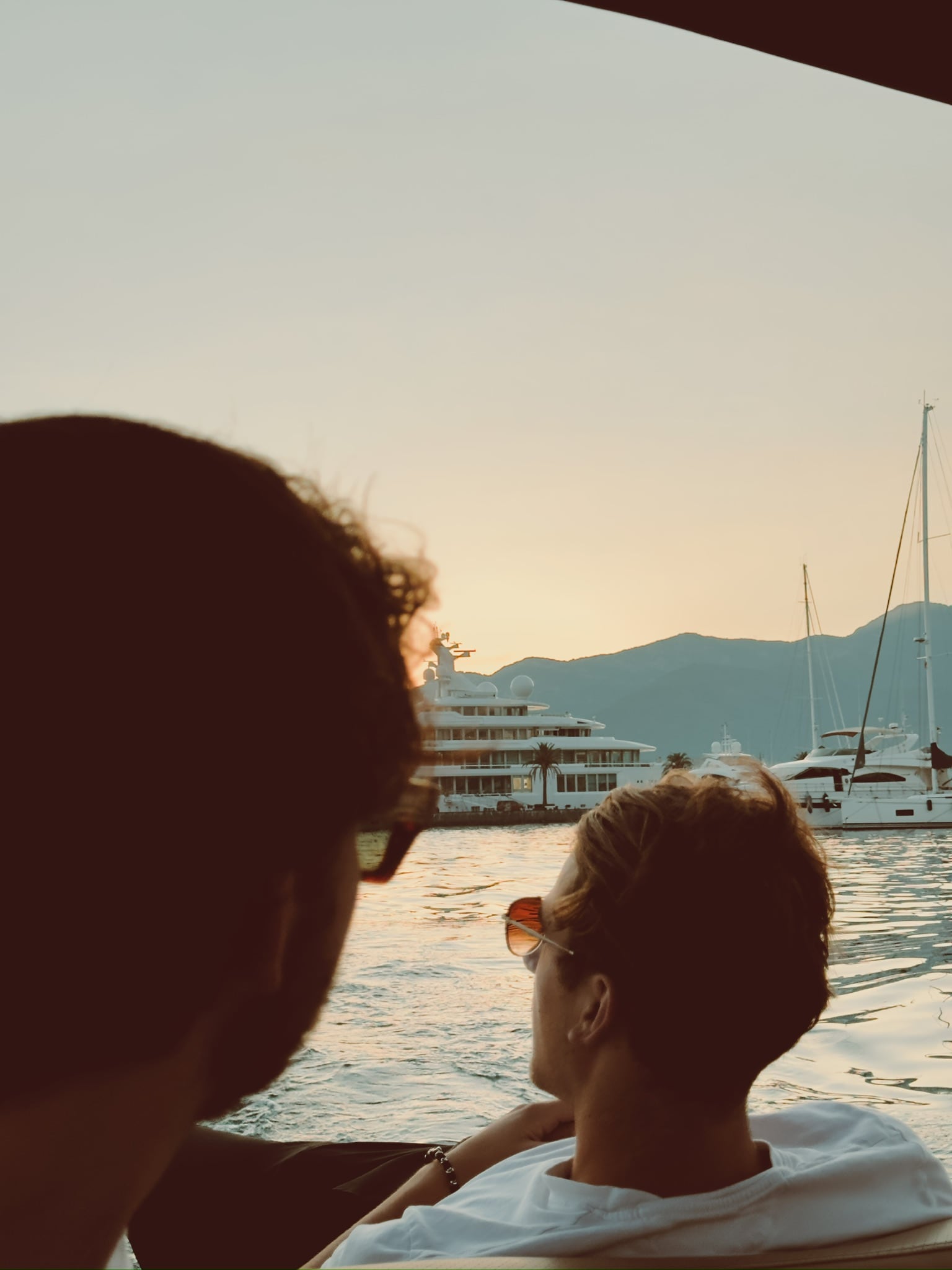 Helix members at sunset in Tivat